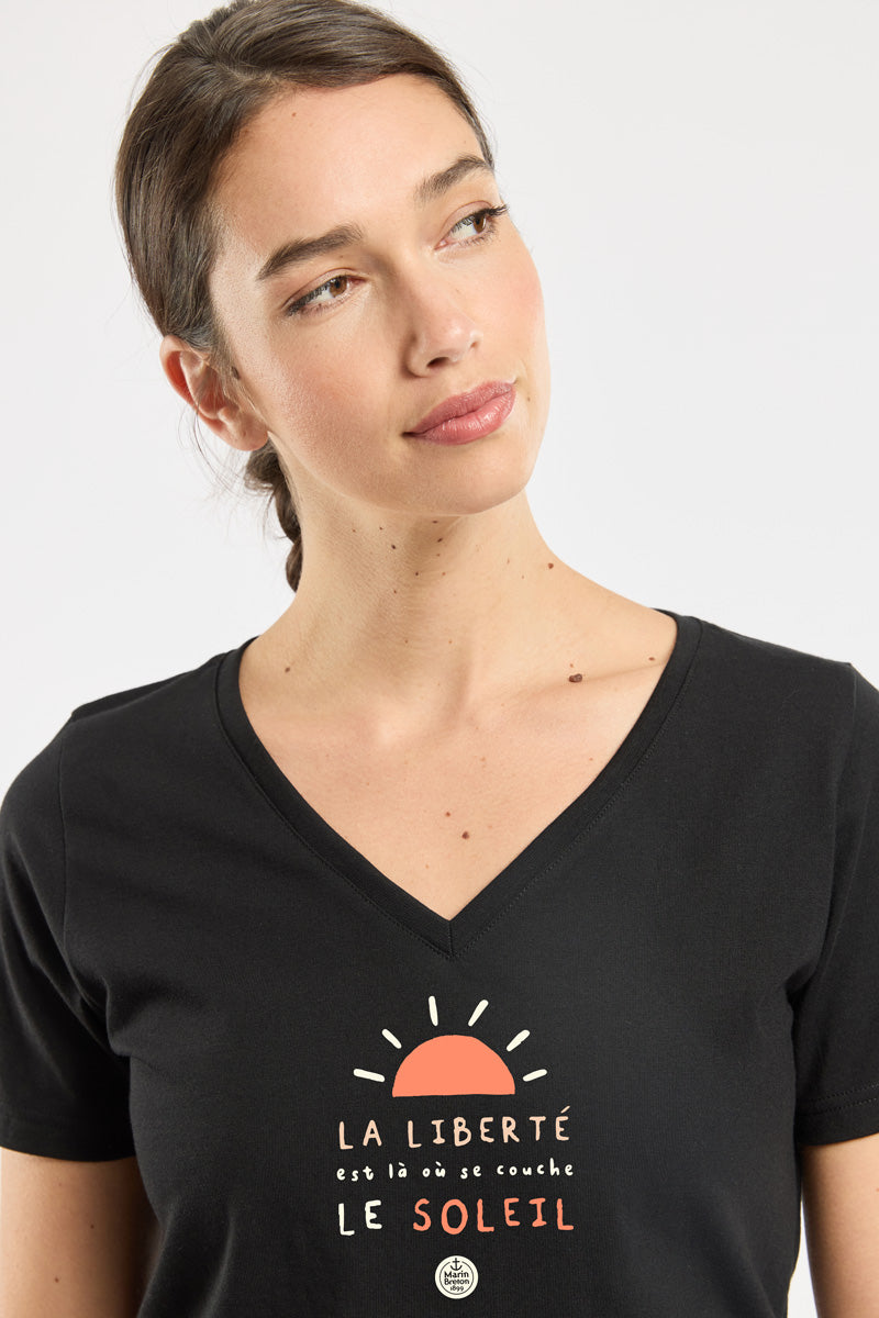 armor-lux-amb-t-shirt-s-rigraphi-femme-col-v image 2