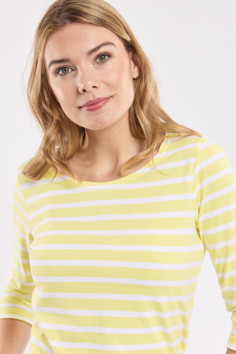 armor-lux-marini-re-femme-manches-3-4-coton-lourd-200g-m-2 image 4