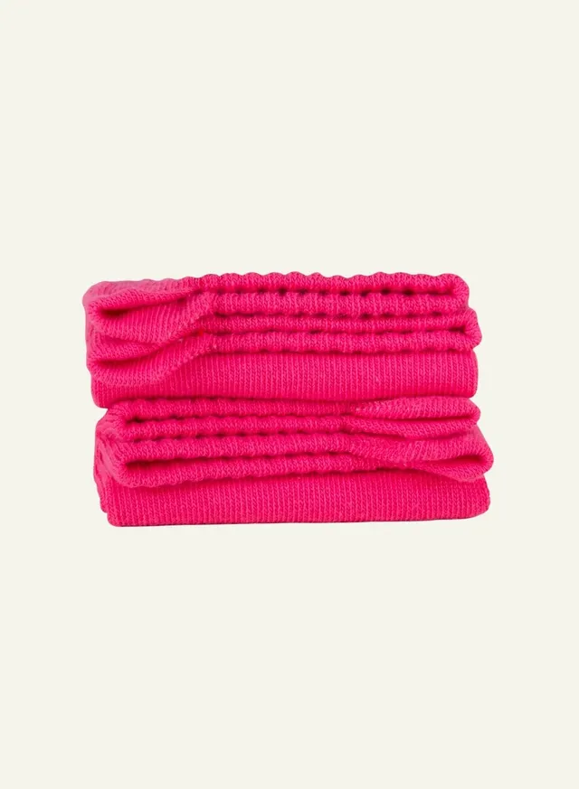 archiduchesse-socquette-rose-framboise-socquette-basse-coton-unisexe image 1