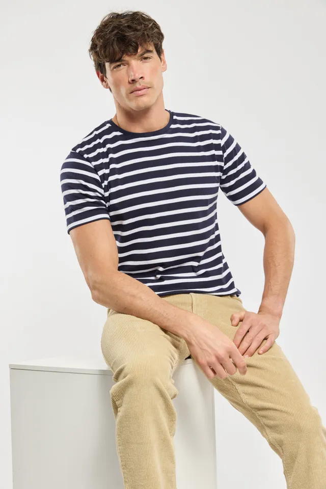 armor-lux-marini-re-morgat-homme-manches-courtes-coton-2 image 1