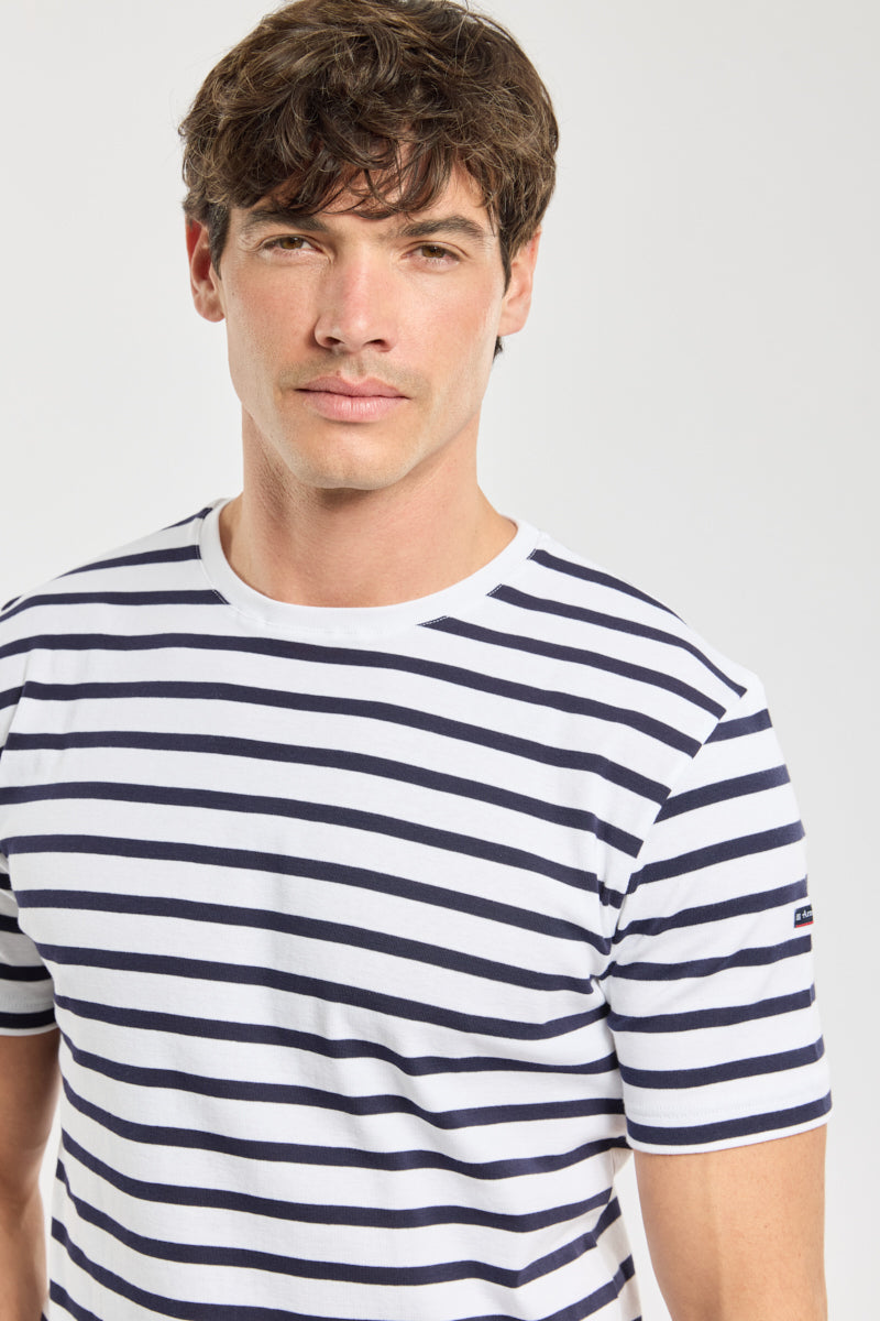 armor-lux-marini-re-morgat-homme-coton-manches-courtes image 2