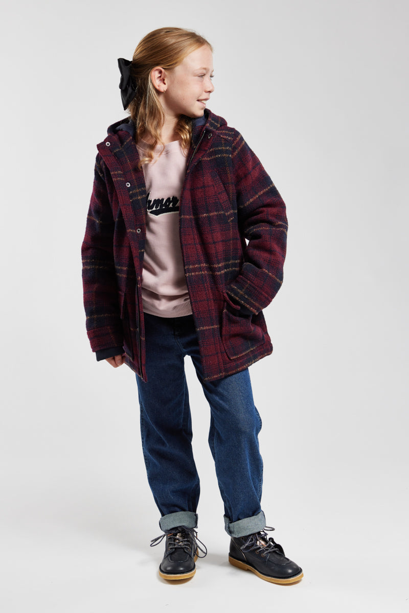 armor-lux-duffle-coat-carreaux-kids-drap-de-laine image 6