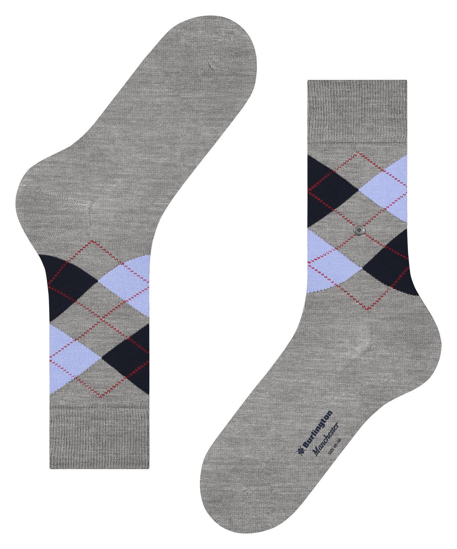 burlington-manchester-chaussettes-homme-coton-gris-40-46 image 7