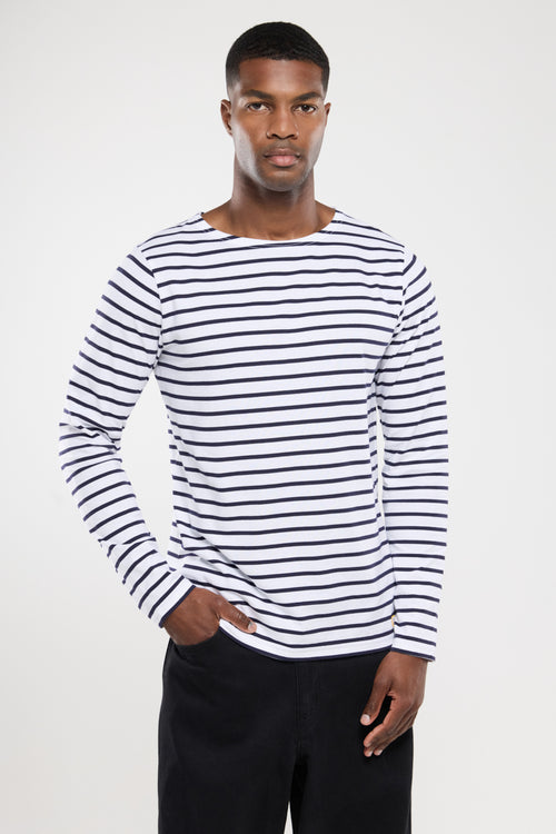 armor-lux-marini-re-amiral-ray-e-jersey-coton-col-bateau-2 image 2