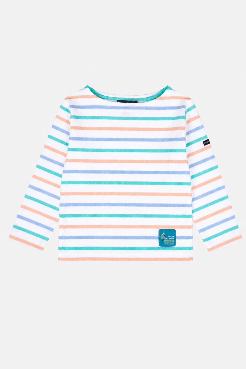 armor-lux-marini-re-tricolore-kids-enfant-coton-manches-longues image 1