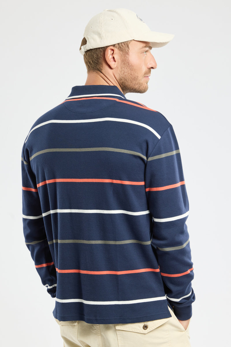 armor-lux-h-ritage-polo-homme-manches-longues-coton-ray image 4