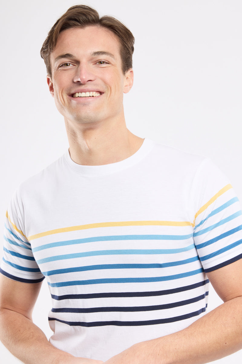 armor-lux-h-ritage-t-shirt-ray-homme-coton-l-ger-135g image 2