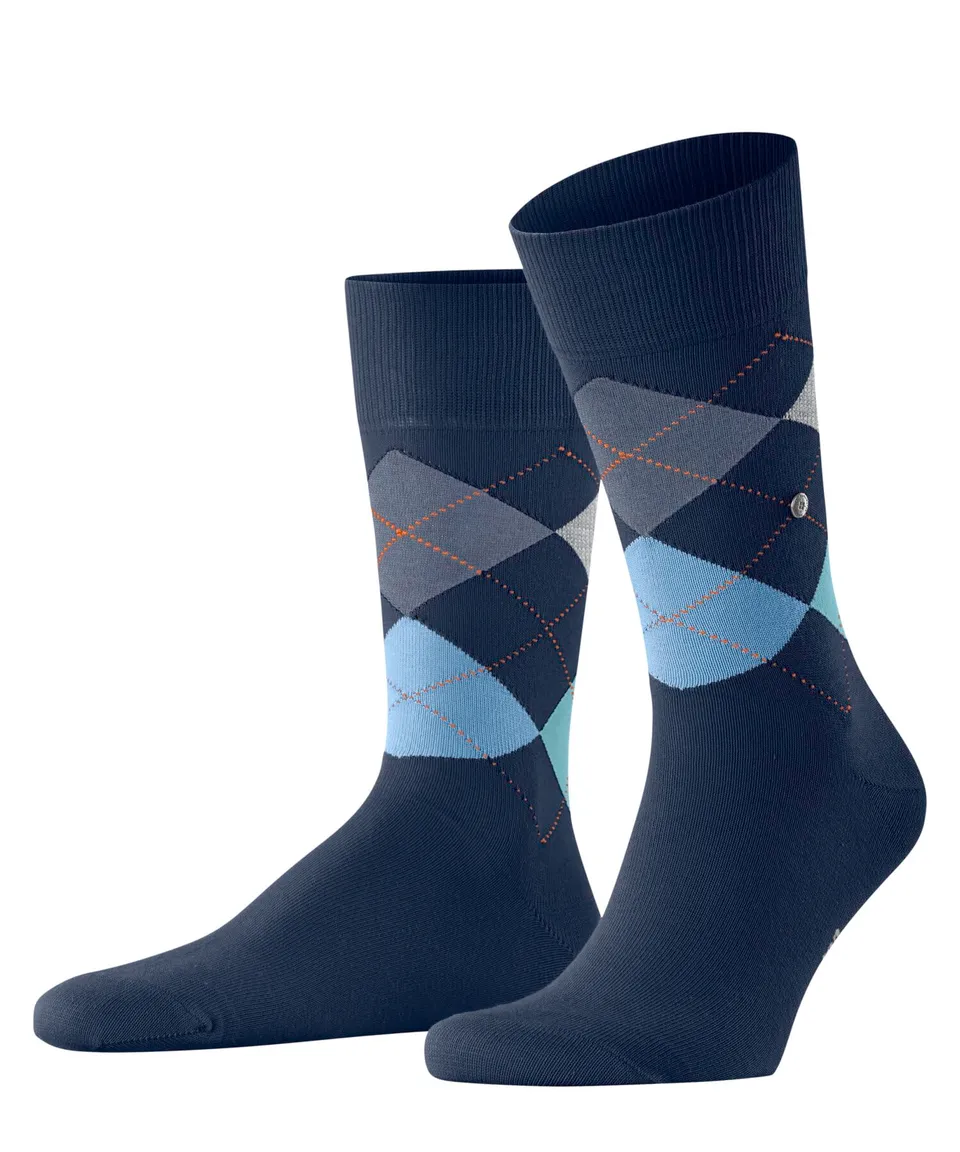 burlington-king-chaussettes-homme-bleu-cobalt-6001-40-46 image 1